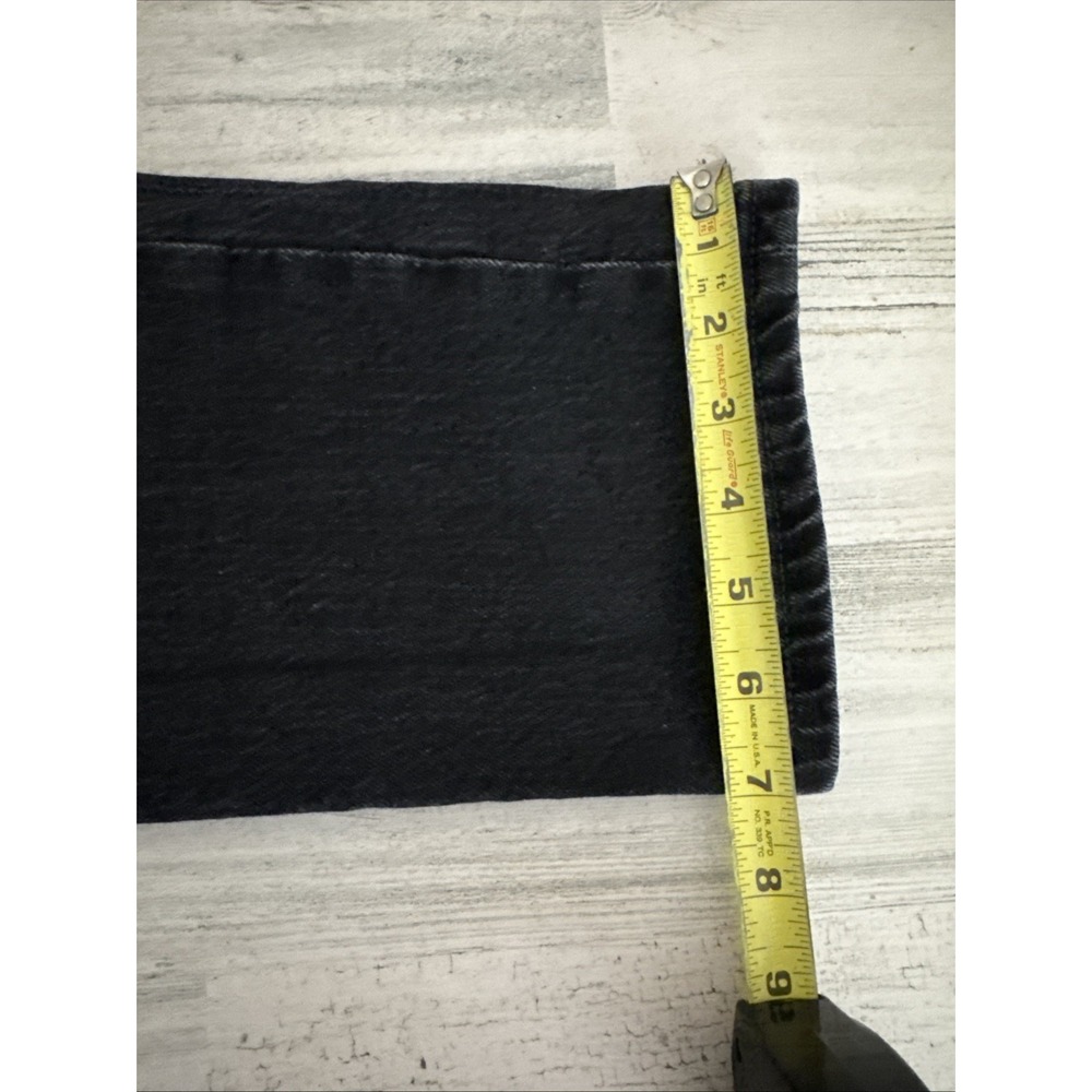 Levi's High Rise Black Straight Leg Jeans - Picture 13 of 13